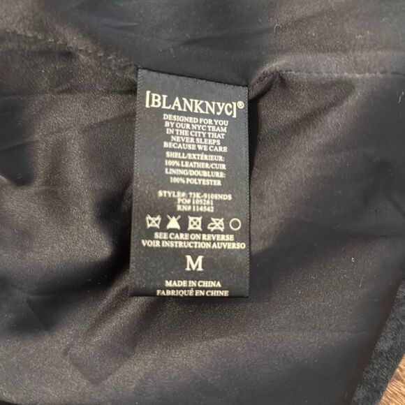 Blank NYC grey genuine suede moto jacket size M - Picture 9 of 10